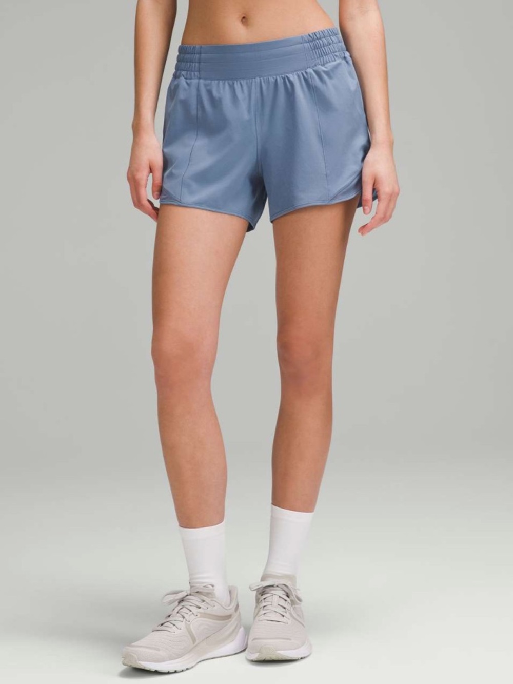 Lululemon Hotty Hot High-Rise Lined Short 4" in Oasis Blue Size 2